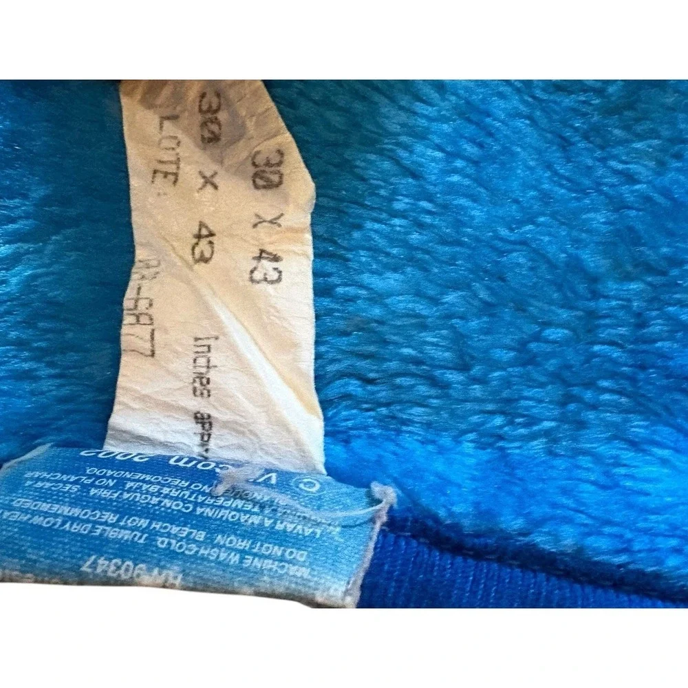 Y2K Blue's Clues Backyard Bugs Fleece Blanket 30x42 Nick Jr 2004 - Rare Find!